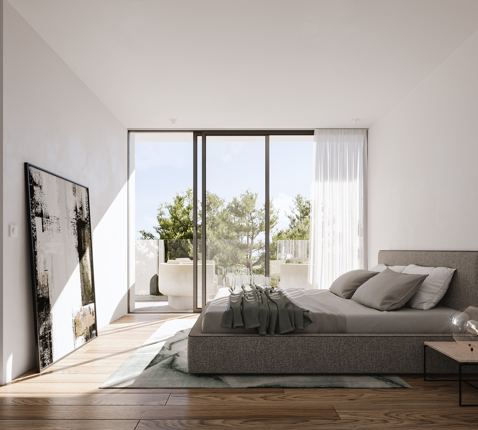 Aljezur - The house with the palm tree - Master bedroom | GDA-V Architectural Visualization