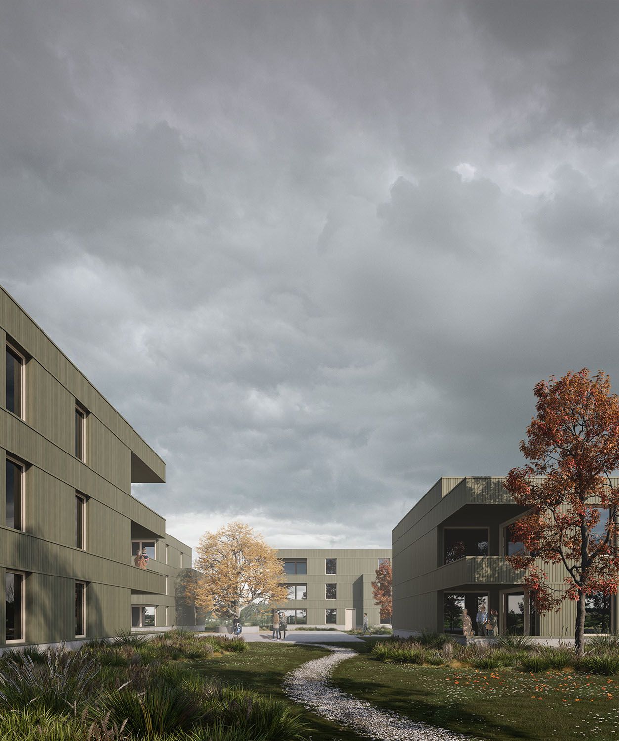 Ulma Housing Complex - exterior | GDA-V Architectural Visualization